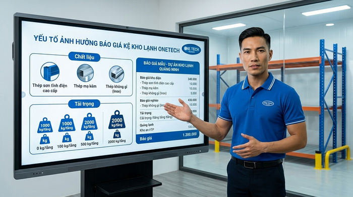 Báo giá kệ kho lạnh Quảng Ninh Báo giá kệ kho lạnh Quảng Ninh theo vật liệu và tải trọng