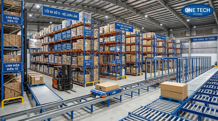 Hệ thống kệ chứa pallet công nghiệp cho kho vận tốc độ cao Hệ thống kệ chứa pallet công nghiệp cho kho vận tốc độ cao