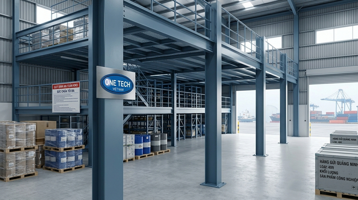 Kệ mezzanine chịu ăn mòn Quảng Ninh Kệ mezzanine chịu ăn mòn phù hợp kho ven biển Quảng Ninh