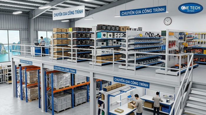 Kệ sàn mezzanine cho siêu thị và kho bán lẻ Kệ sàn mezzanine cho siêu thị và kho bán lẻ tại Hạ Long Quảng Ninh