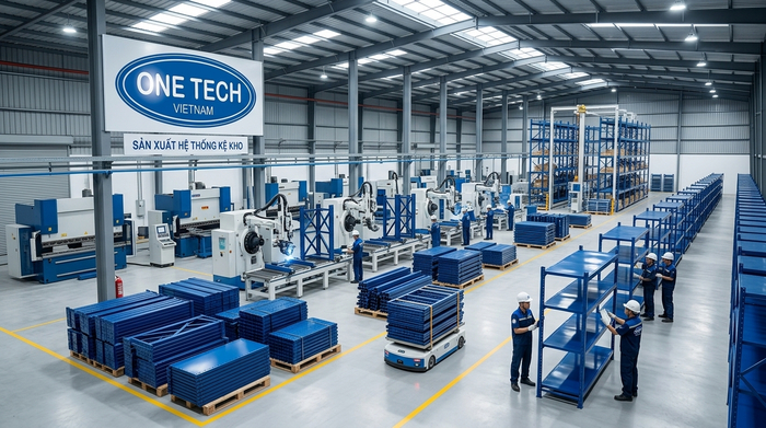 Nhà máy sản xuất kệ trung tải OneTech