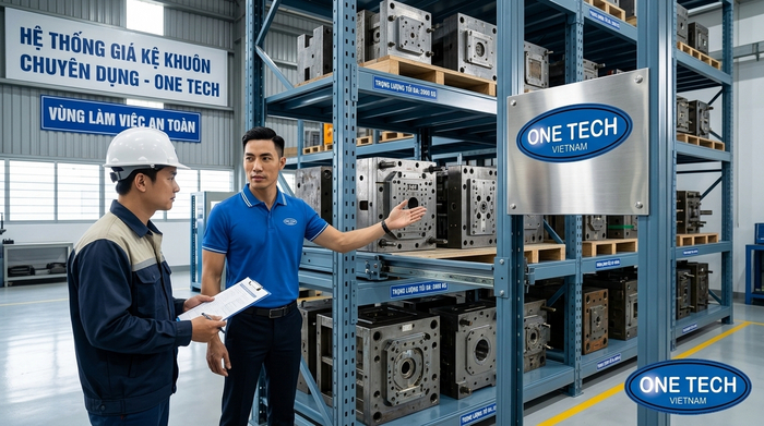 Bàn giao kệ khuôn sau lắp đặt kèm hướng dẫn vận hành