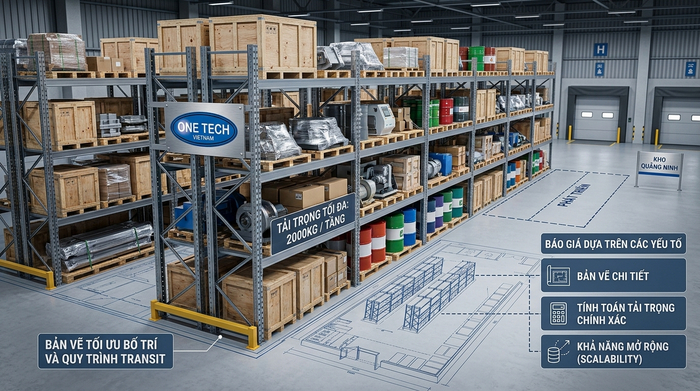 Báo giá giải pháp lưu trữ kho trung chuyển Quảng Ninh Báo giá kệ kho trung chuyển Quảng Ninh cần dựa trên tải trọng và bản vẽ bố trí