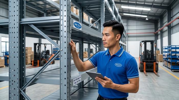 Bảo trì kệ kho thông minh tại Quảng Ninh sau lắp đặt