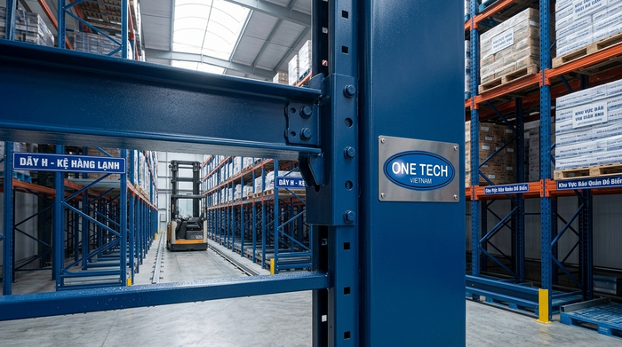Bảo trì kệ Narrow Aisle chống ăn mòn biển và ẩm trong kho Quảng Ninh