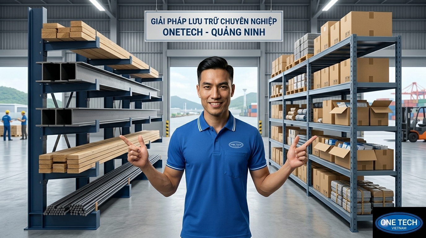 So sánh Cantilever racks và kệ trung tải trong kho Quảng Ninh