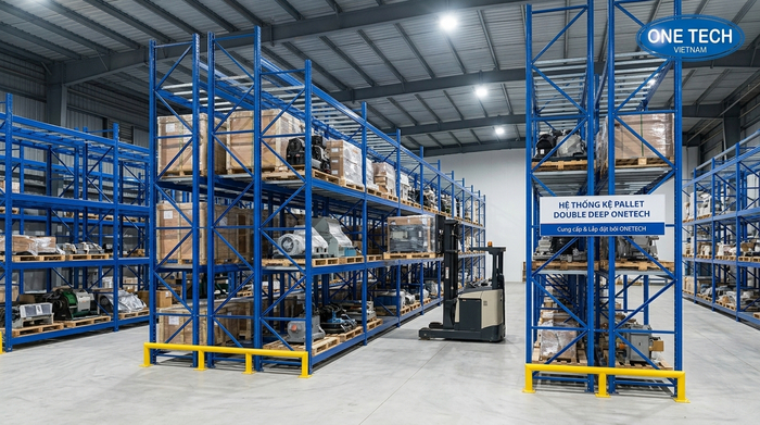 Cấu tạo kệ Double Deep Quảng Ninh Cấu tạo kệ Double Deep Quảng Ninh cho kho chứa pallet