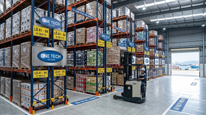 Kệ Selective trong giải pháp lưu trữ kho trung chuyển Quảng Ninh Kệ Selective cho kho trung chuyển Quảng Ninh cần truy xuất pallet nhanh