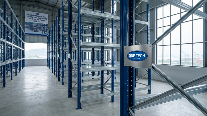 Sơn tĩnh điện bảo vệ kệ Selective trong môi trường ven biển Quảng Ninh