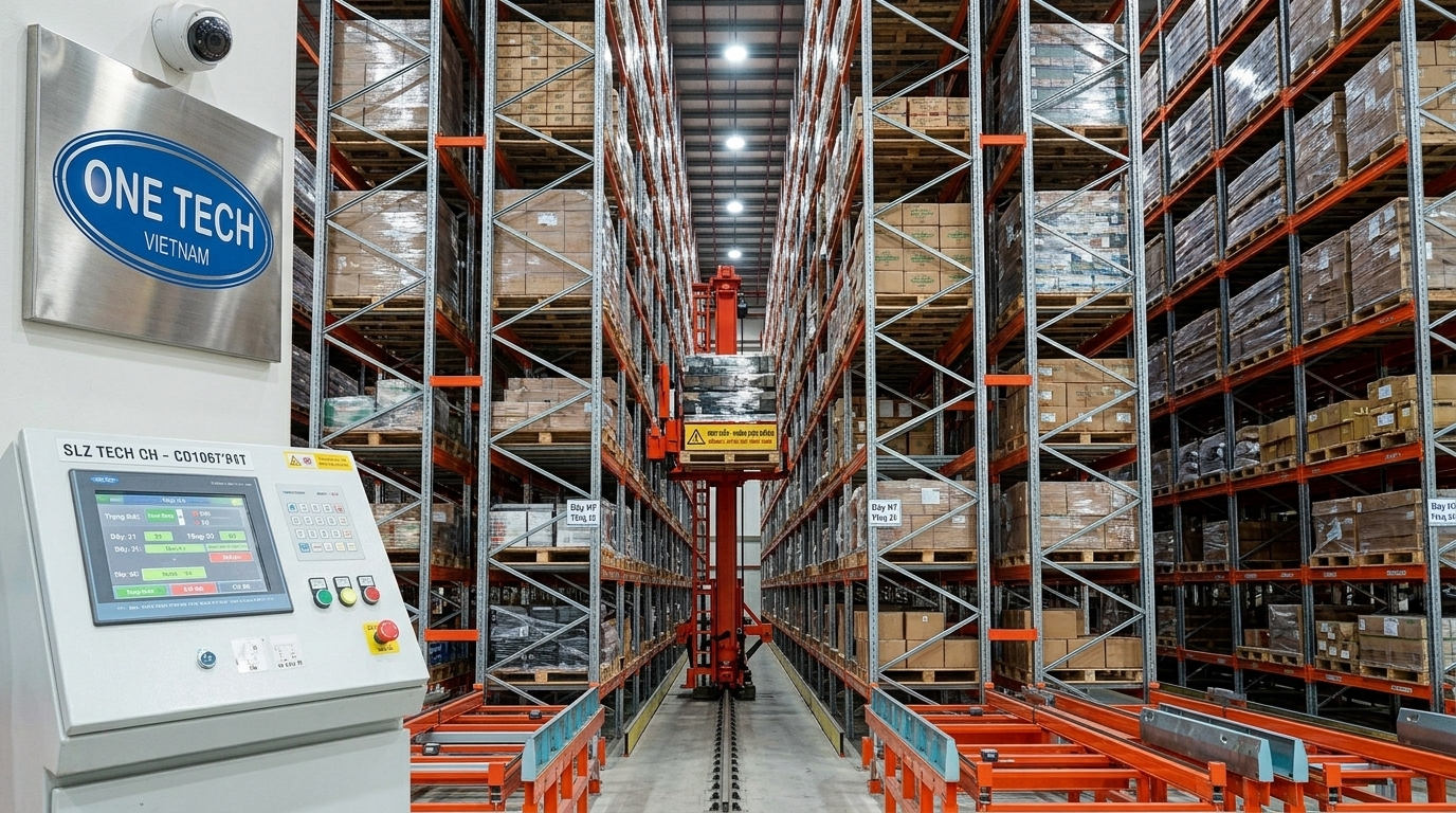 Kệ tải trọng nặng chịu ăn mòn cho kho ASRS tại Quảng Ninh