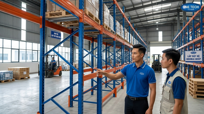 Lắp đặt kệ kho công nghiệp nặng tại Quảng Ninh Lắp đặt kệ kho công nghiệp nặng tại Quảng Ninh cho kho pallet