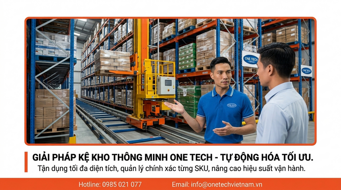 OneTech tư vấn Stacker-Crane Quảng Ninh cho doanh nghiệp kho vận