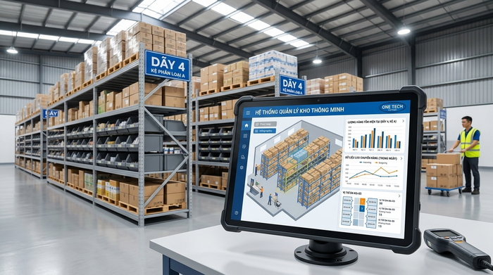 Phần mềm WMS quản lý vị trí kệ kho thông minh
