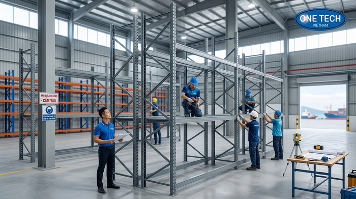 Quy trình khảo sát và lắp đặt kệ Selective tại Quảng Ninh
