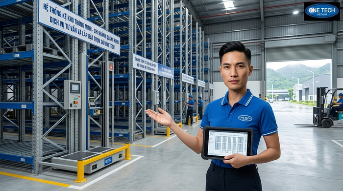 Tư vấn Kệ kho thông minh Quảng Ninh trực thuộc tập đoàn OneTech