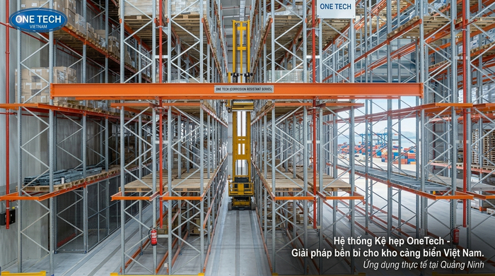 Ứng dụng Kệ Narrow Aisle Quảng Ninh cho kho logistics cảng biển và khu công nghiệp