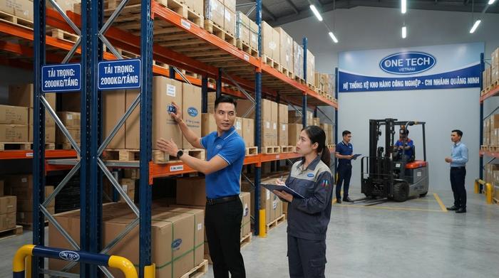 Bàn giao và đào tạo vận hành kệ kho hàng cho doanh nghiệp tại Quảng Ninh