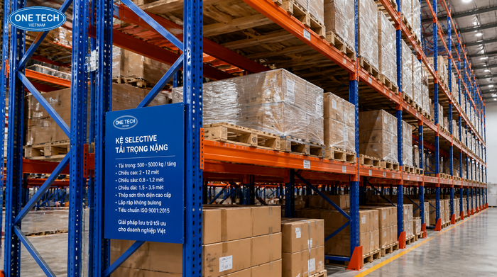 Kệ kho logistics Quảng Ninh cho kho cảng Cái Lân Kệ kho logistics Quảng Ninh trong kho gần cảng Cái Lân