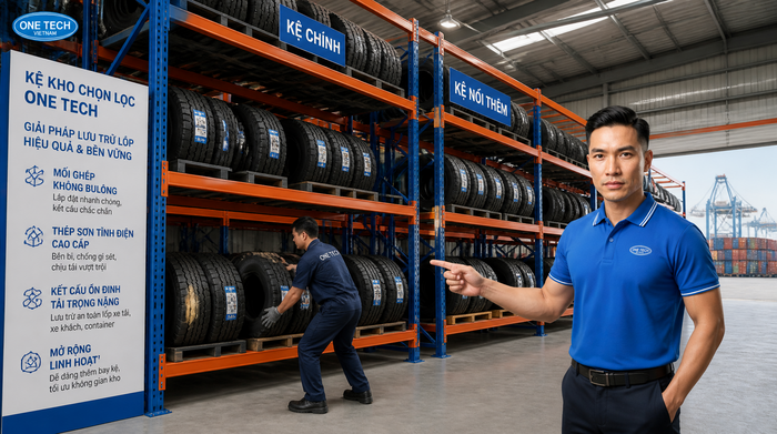 Kệ Selective lưu trữ lốp xe tải nặng Kệ Selective lưu trữ lốp xe tải nặng