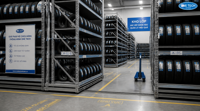 Kệ xếp chồng để lốp xe linh hoạt Kệ xếp chồng để lốp xe linh hoạt
