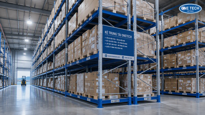 Kệ xếp chồng Quảng Ninh giúp tối ưu diện tích kho