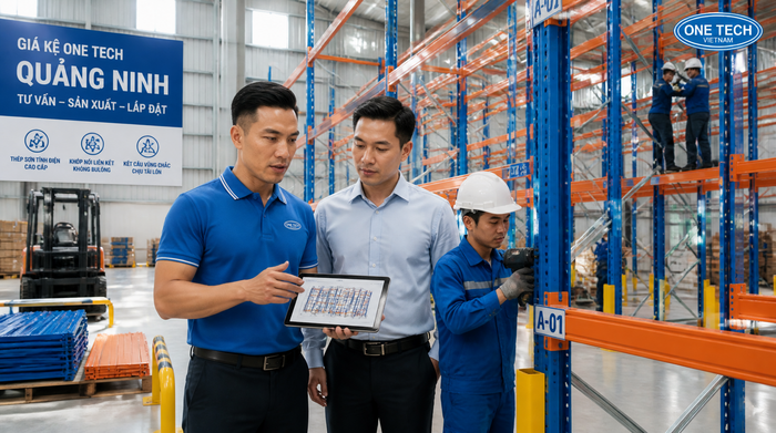 Quy trình lắp đặt kệ kho bãi Quảng Ninh Quy trình lắp đặt kệ kho bãi Quảng Ninh