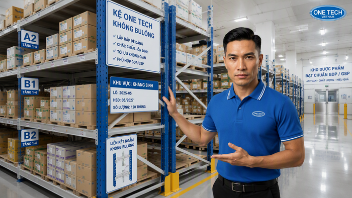 Các tiêu chí chọn kệ lưu trữ thuốc cho kho dược phẩm tại Quảng Ninh