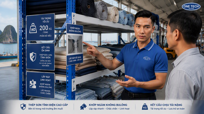 Tư vấn kệ để vải Quảng Ninh từ OneTech