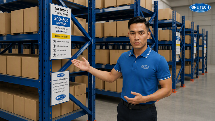 Bàn giao kệ trung tải và đào tạo quy trình vận hành an toàn