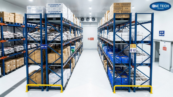 Kệ kho an toàn thực phẩm cho hải sản Kệ kho tiêu chuẩn an toàn thực phẩm cho thủy hải sản