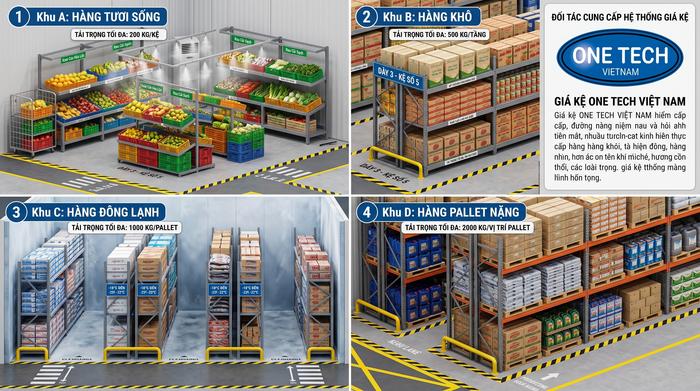 Kinh nghiệm chọn kệ kho siêu thị Quảng Ninh Lựa chọn kệ kho siêu thị theo từng khu vực tại Quảng Ninh